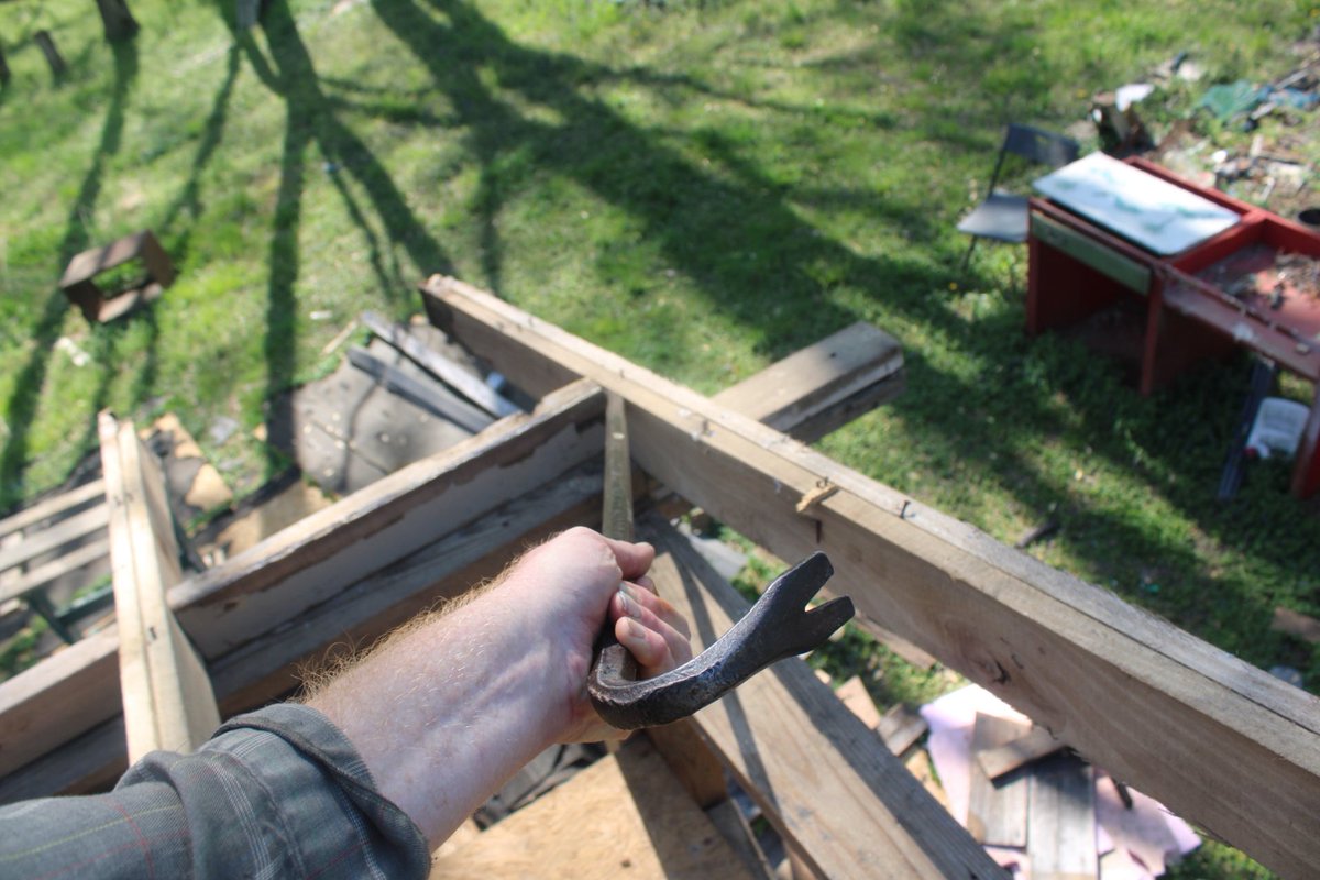 docsanderson's tweet image. #Scientists #Carpenter #RestorationProject #ApexPredator @HeartsofHeroes_ @danpeckwx
@Ginger_Zee @Nature Lizzie Deconstruction of sisters Shed is getting Tense. its wobbly already the more i remove the more unstable it gets. you have a nice voice Showgirl. Mwah Lee this Dangerous