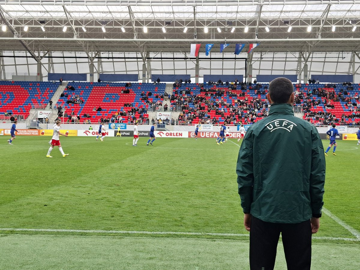 ItakaArena's tweet photo. Historyczna chwila dla Itaka Arena! 🏟️
Dziś rozegraliśmy pierwszy mecz pod egidą @UEFA 🙂 https://t.co/aloeZ0qURn