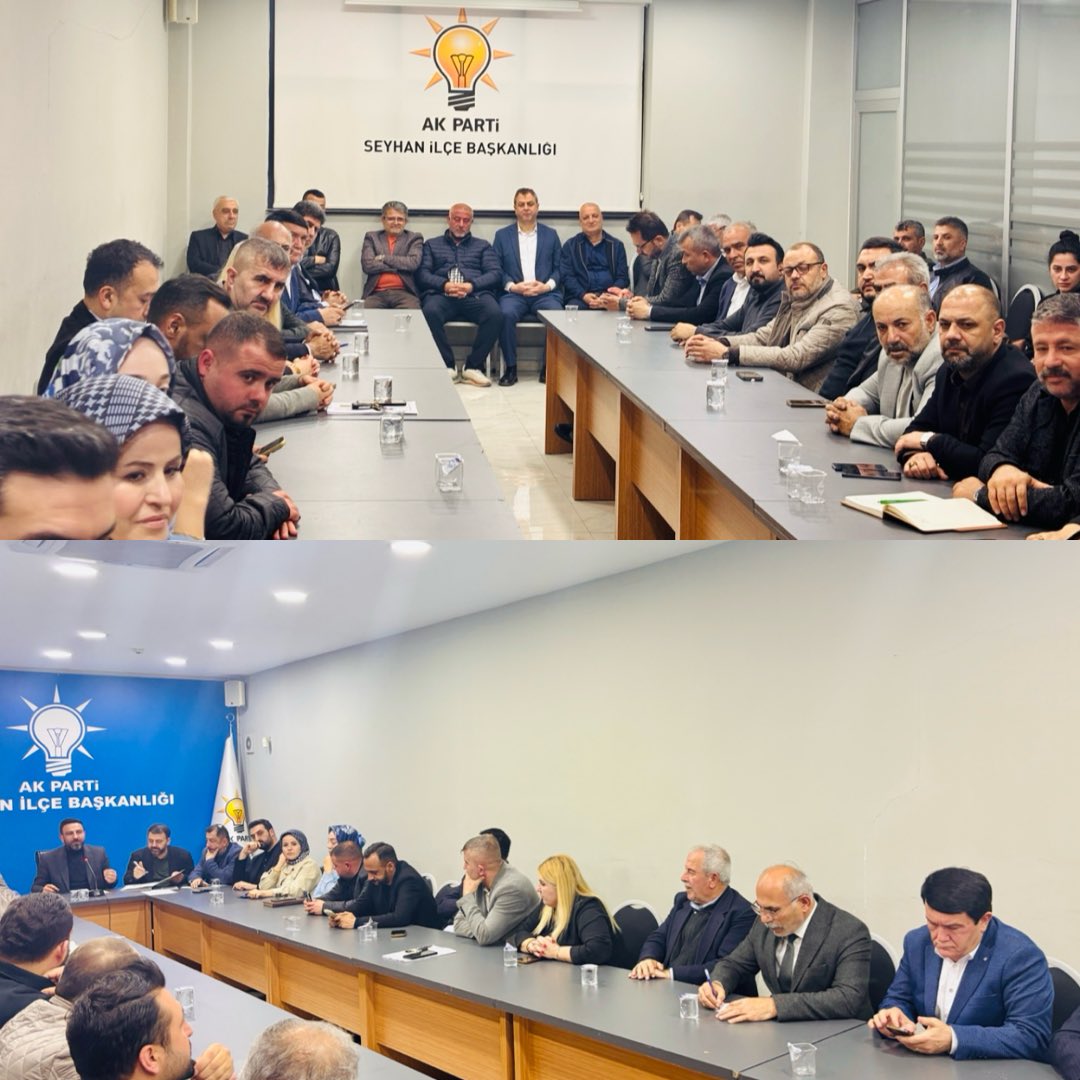 📍 AK Parti Seyhan İlçe Başkanlığı

Haftalık olağan İlçe Yönetim Kurulu Toplantımızı, Seyhan Belediye Meclis Üyelerimiz ve Koordinatörümüzün katılımlarıyla güçlü bir istişare zemini içerisinde gerçekleştirdik.

Teşkilatımızın sahadaki dinamizmini, milletimizle kurduğumuz gönül