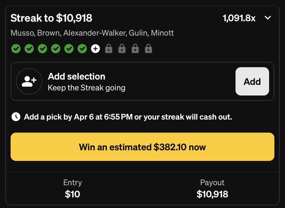stakekingbets's tweet photo. 5 PLAYS AWAY FROM TURNING $10 INTO $10,000 FOR THE 5TH TIME‼️💥💰🫡

Who’s ready to run it back this week?! Keep those notifications on!! LFGGG!! 😤😤

25% OFF BELOW (LIMITED)!!💥💰🫡

https://t.co/2tkzB2o0f7 https://t.co/dIrKQL1f8j
