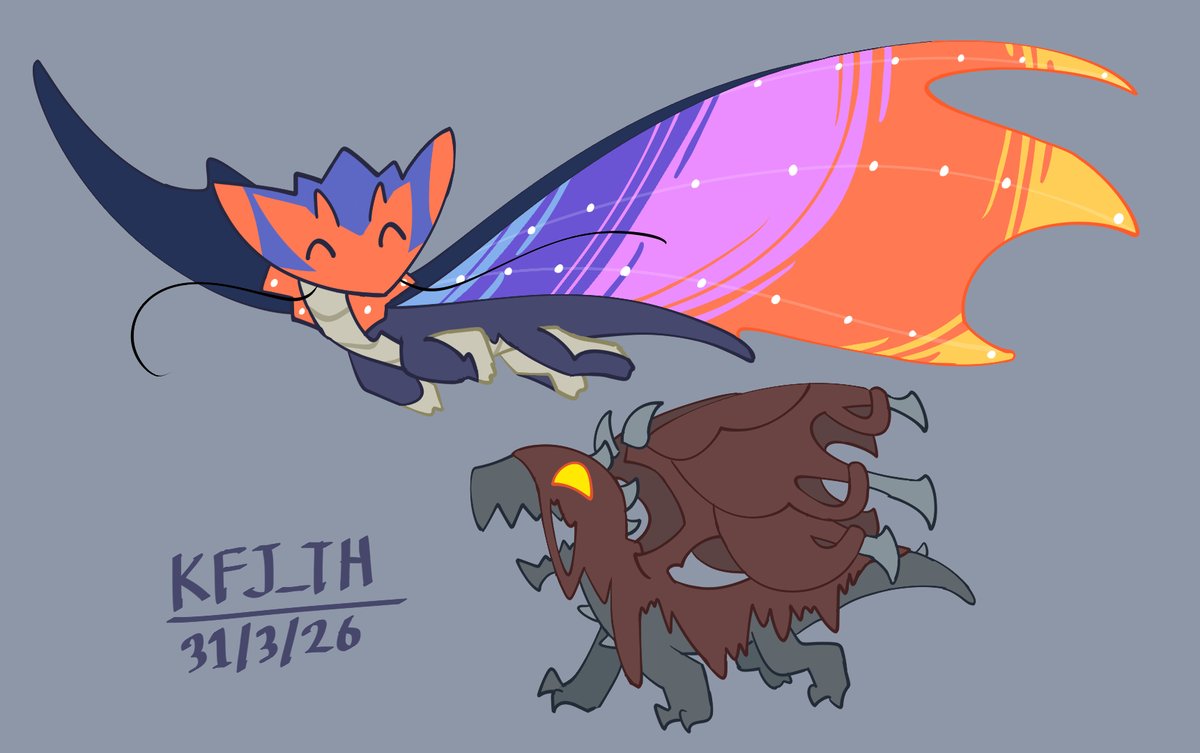 KFJ_TH's tweet image. Day 107  I think they are good friends 
#Namielle #VaalHazak #Monsterhunterworld