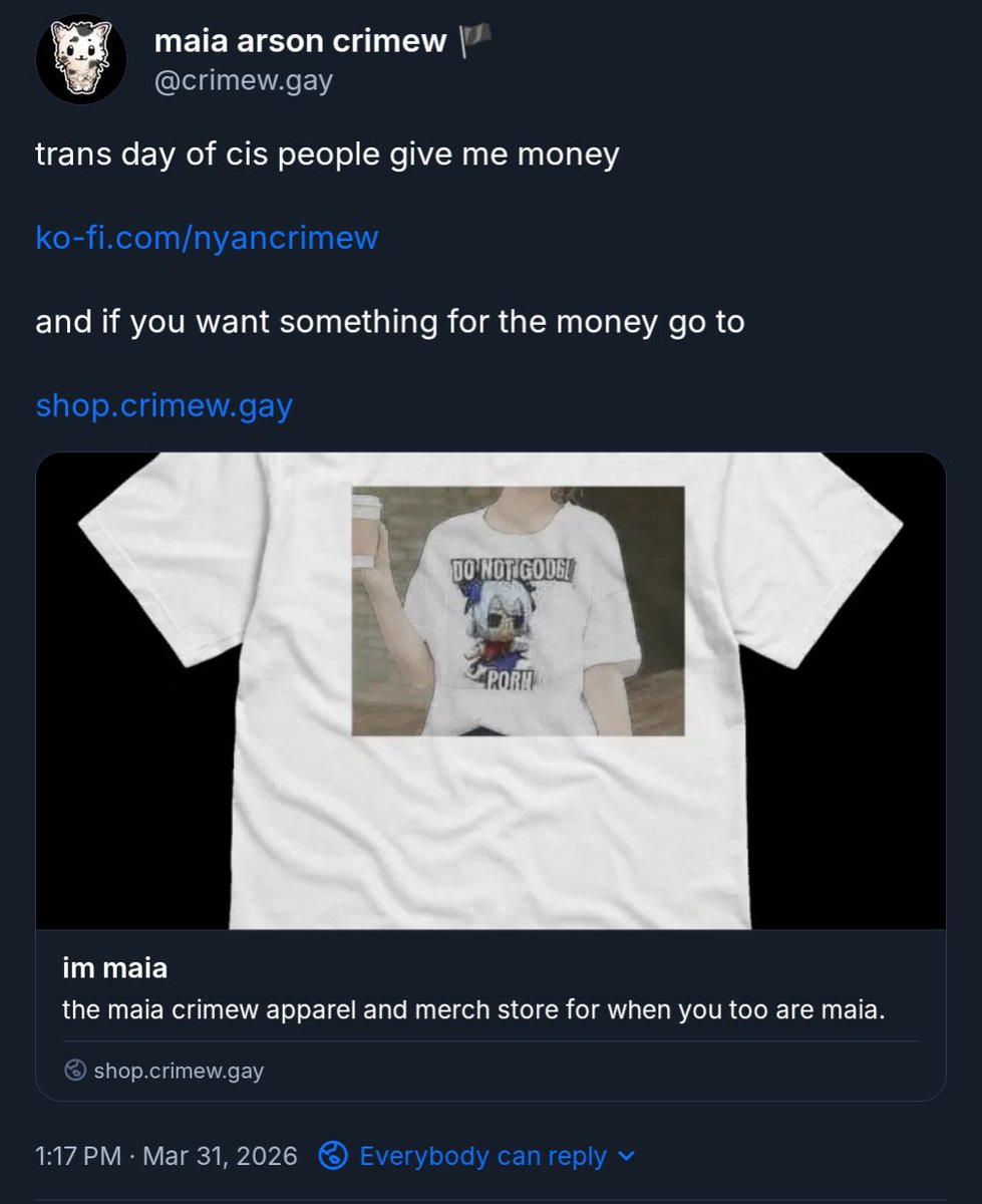 its cis people give me money day