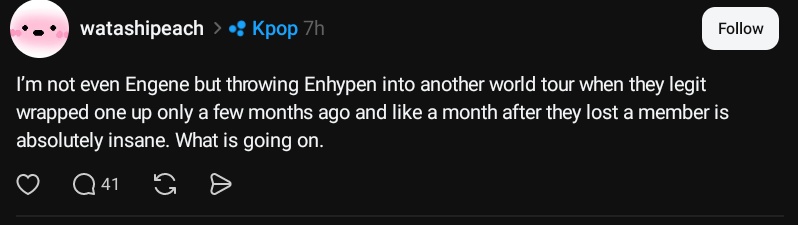 vel / enhypen is 7 tweet media