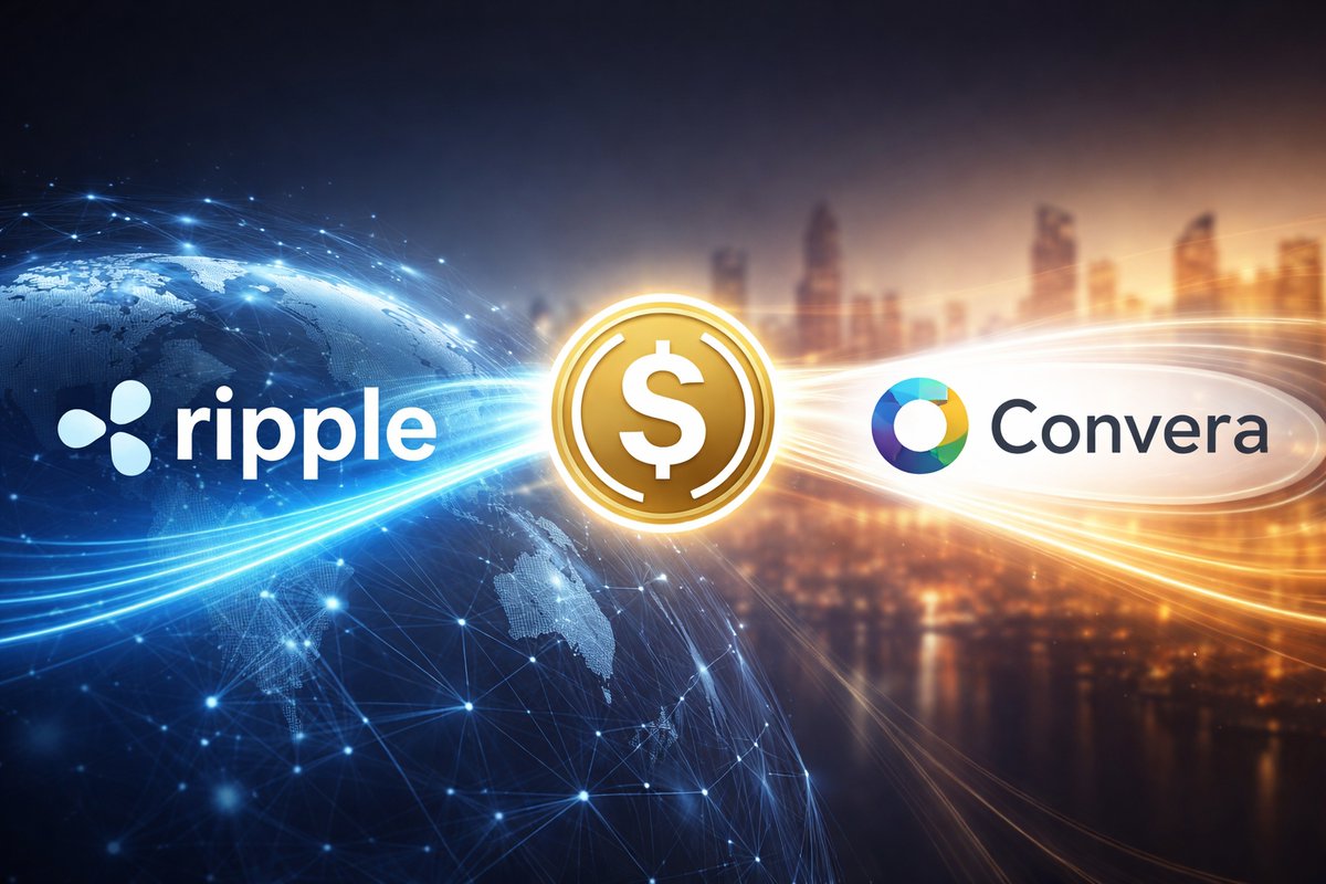 CoinWorldCap's tweet photo. 🚨 LATEST: Ripple Expands Enterprise Payments with Convera

Ripple has partnered with Convera to roll out crypto-enabled cross-border payments for businesses.

⚡ Powered by a “stablecoin sandwich” model:
 fiat → stablecoin → fiat

🌍 Faster settlement across 200+ countries

 🏦 No direct crypto exposure for end users

 💼 Built for enterprise-scale payments

Stablecoins are quietly becoming the backbone of global finance.

#Crypto #Ripple #Stablecoins #Payments #Fintech #BreakingNews