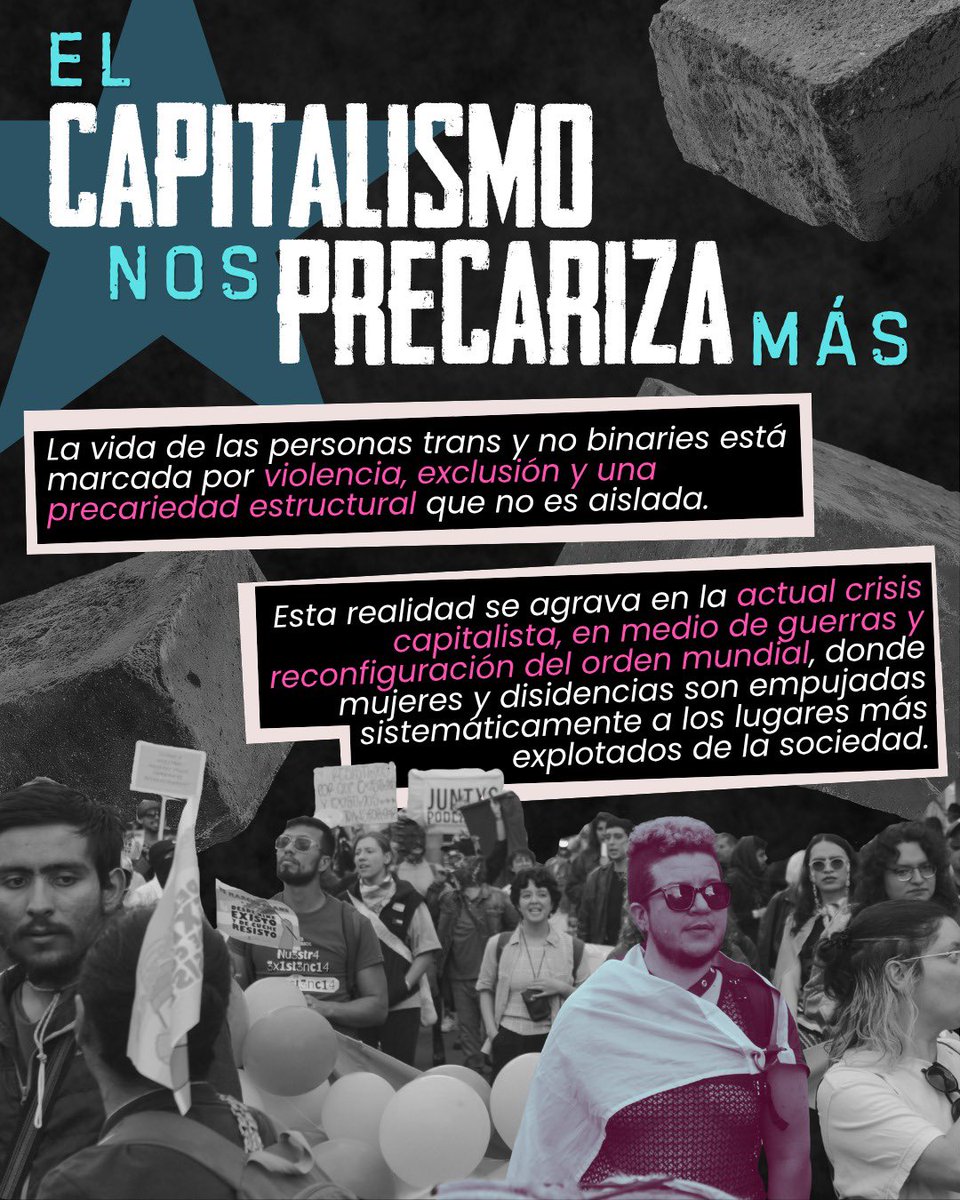 Hoy, #DíaDeLaVisibilidadTrans, reivindicamos el derecho de todas las personas con experiencias de vida trans a vivir libres de violencia. Asimismo, insistimos en que los crímenes de odio que vulneran su dignidad tienen su raíz en profundas desigualdades estructurales de clase.