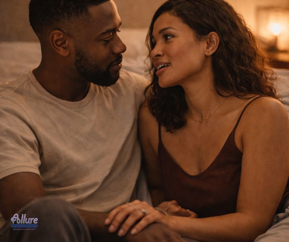 Confidence in intimacy isn’t performance.
It’s feeling safe enough to say what you want.