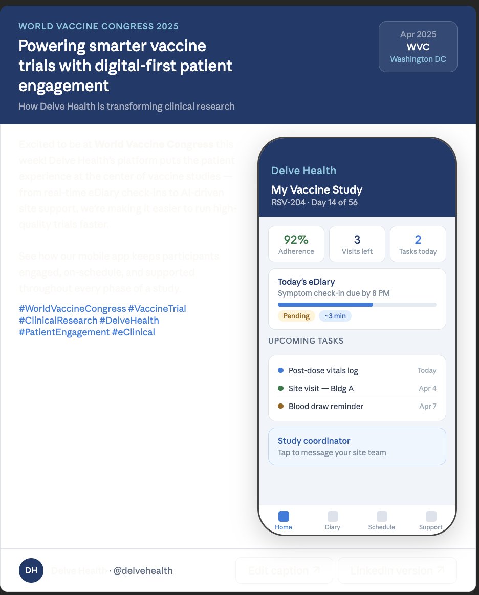 Delve Health tweet media