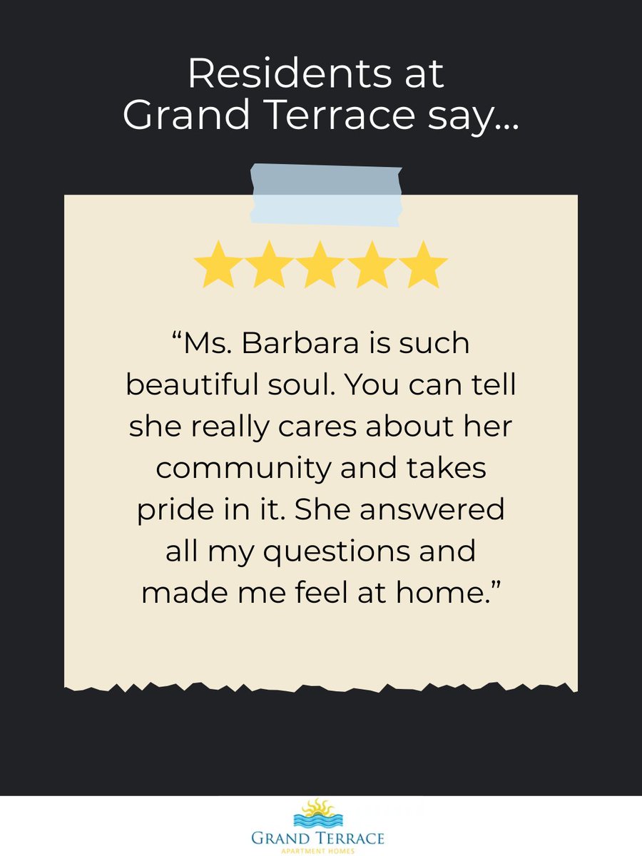 GrandTerraceLB's tweet photo. It's incredibly rewarding to hear about your positive experience – thank you for taking the time to leave such a kind review! 💖 https://t.co/bZpet205pu