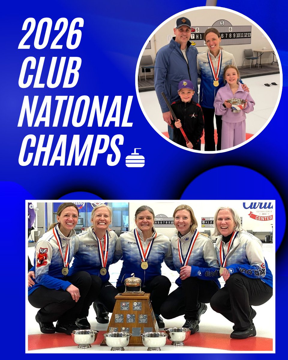 Huge congratulations to our very own Dr. Callie Maursetter and her incredible team from the Madison Curling Club on becoming the 2026 Club National Curling Champions! 🏆🥌
We couldn’t be prouder of this amazing achievement!