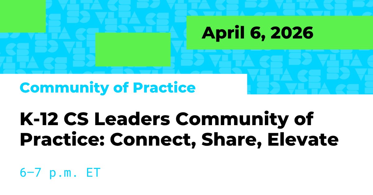 CS Teachers Association (CSTA) tweet media