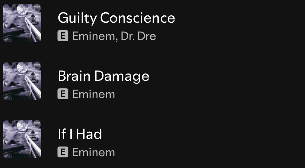 shadysmith219's tweet photo. Which 3 song run is better? 🤔
#SSLP #TDOSS
@ShadysRope https://t.co/7VieAkD1Gm