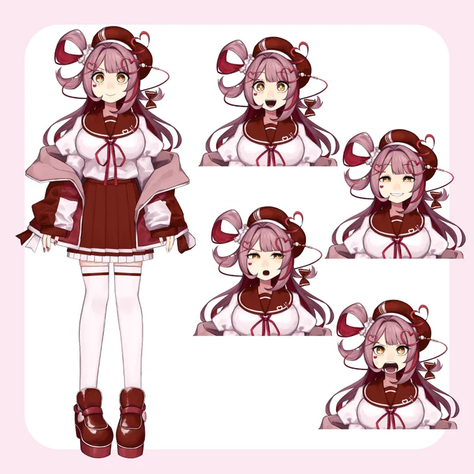 新人VTuber『大恋愛実美』様のデザインをさせていただきました! 12時から初配信があるそうです!こりゃ見逃せないな... 配信リンク →