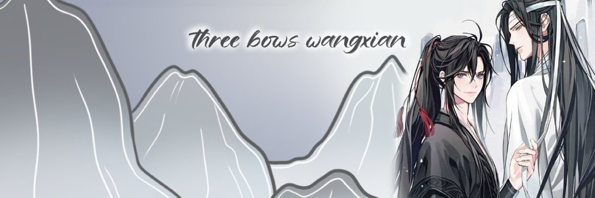 three bows: wangxian tweet media