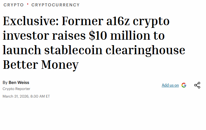 NikMilanovic's tweet photo. Money should be better.

Even within stablecoins, where the #1 product advantage is interoperability, it's still difficult to move seamlessly fiat <> stables or even stable <> stable.

I'm glad that @SamBroner and @AdamZuck13 are working on this at @bettermoney_co. https://t.co/uMN0vHxZ7n