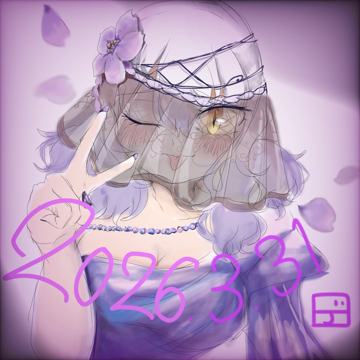 deilodexi's tweet photo. オリキャラ　ミャミさんのイラストです🌸 https://t.co/5cZrwiCWLQ