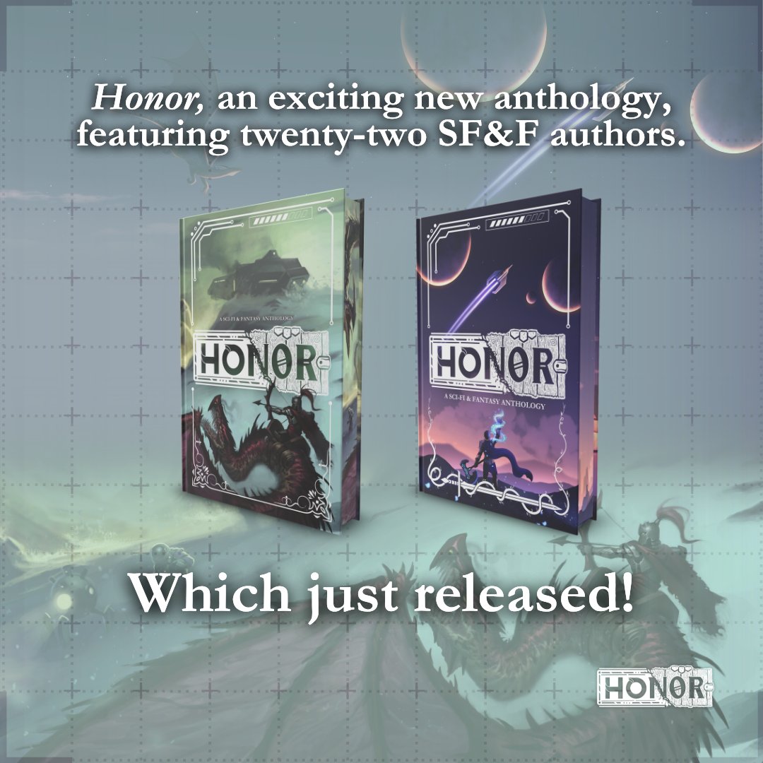 BWilsonAuthor's tweet photo. The Honor Anthology finally released today!

I'm really excited for you all to read my story in this, and to hopefully get acquainted with some new epic authors in the process.

If you're interested in a copy, you can find it InMyBio!

Thanks all! https://t.co/6e0OxPaY6T