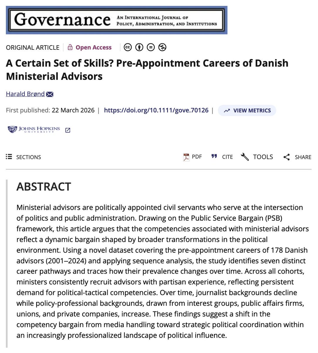 Governance Journal tweet media