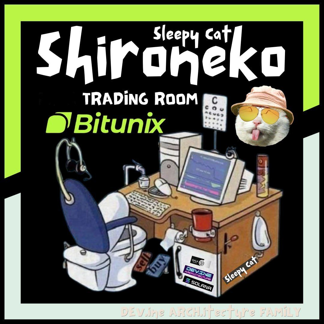 Don't fade the #Shironeko trading room! Alpha all day, analysis, signals, systems and good vibes... #degen #scalp #Lyfe