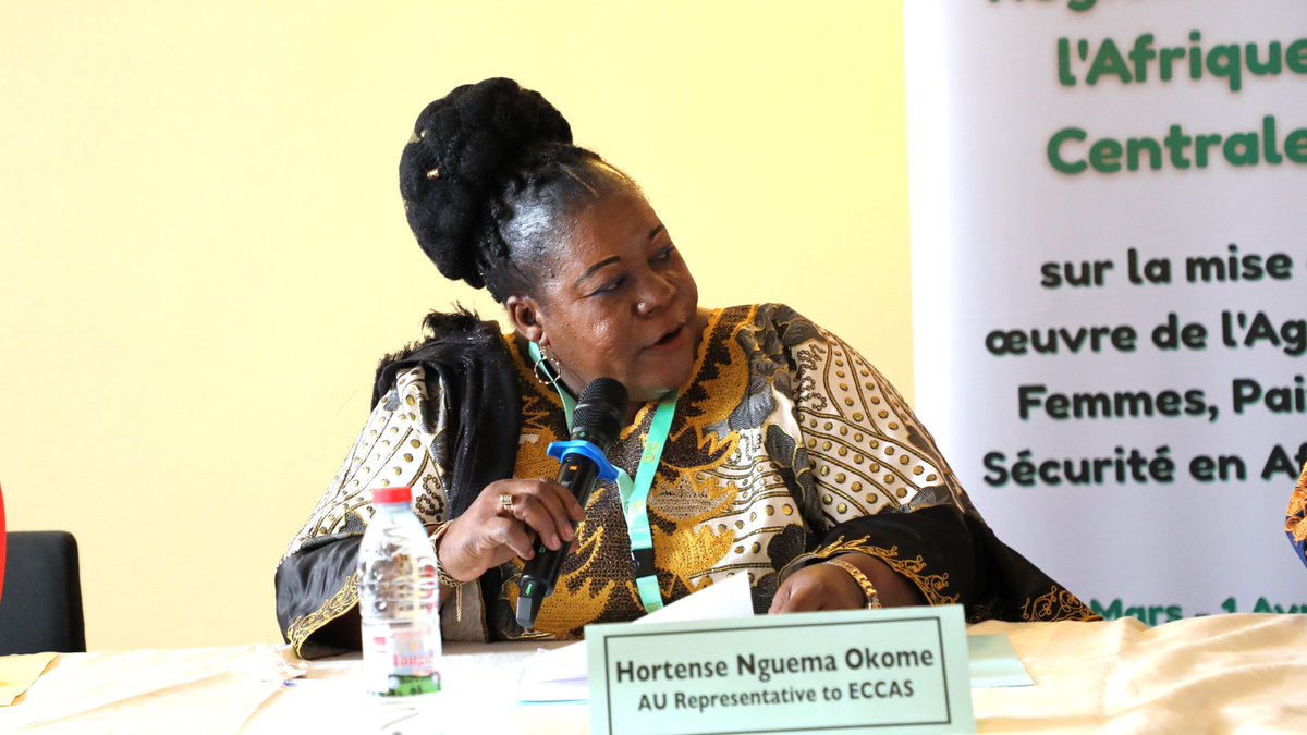 In #Yaoundé, 🇨🇲, from 31 March to 1 April 2026, <a href="/AUC_PAPS/">African Union Political Affairs Peace and Security</a>, through its #GPSP and <a href="/FemWiseAfrica/">FemWise-Africa</a>, in close collaboration with <a href="/GIZAfricanUnion/">GIZ African Union</a>, is convening the Regional Consultation for #CentralAfrica on the implementation of the #WPS Agenda.

The opening ceremony was honored by
