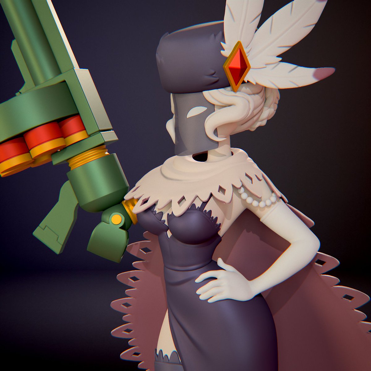 True Femme Fatale🌹 Black Dahlia is ready to print!