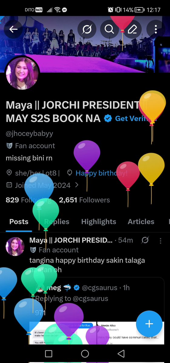 Maya || JORCHI PRESIDENT || MAY S2S BOOK NA tweet media