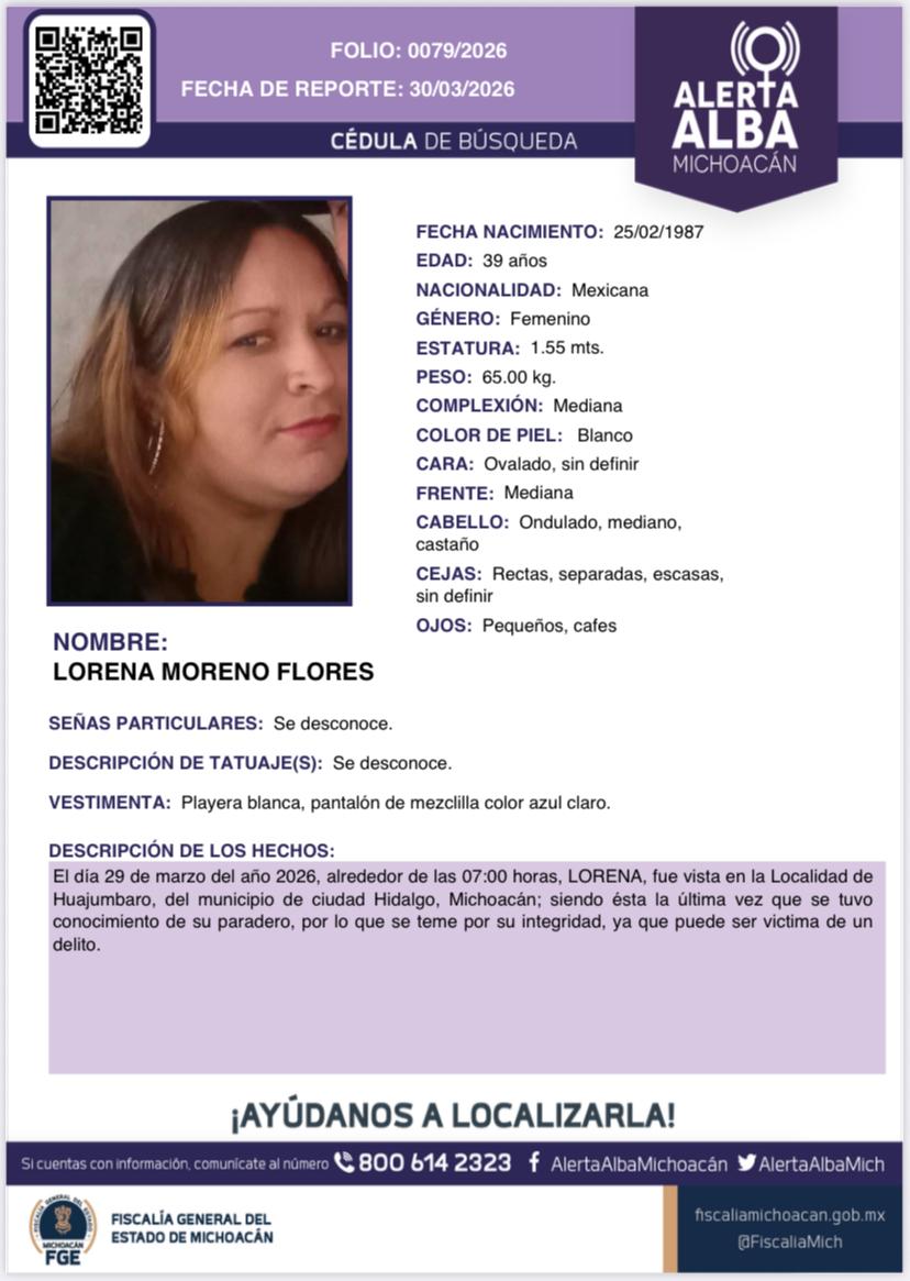 Alerta Alba Michoacan tweet media