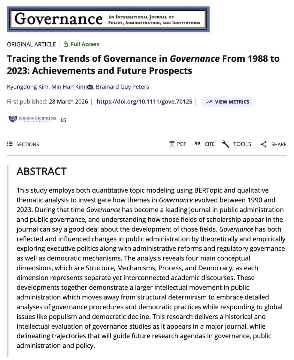 Governance Journal tweet media