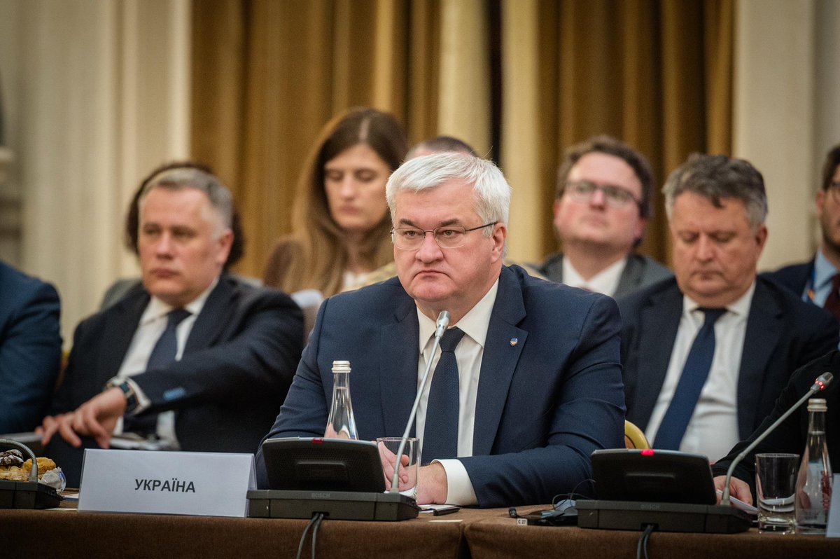 andrii_sybiha's tweet photo. Today, I was honoured to welcome my dear friend @KajaKallas and European colleagues to Kyiv for a historic EU ministerial meeting. 

Today is not just a gesture of solidarity; it is a working session yielding tangible results for our shared security. 

From briefing sessions with President @ZelenskyyUa to showcasing our advanced defense technologies, we are proving that Ukraine is a vital security partner for Europe and other regions.

Our visit to Bucha earlier today remains a stark reminder of why Russian atrocities demand accountability. Justice is not a bargaining chip, and there will be no amnesty for Russian war criminals. 

“Security first” formula must forever replace "business as usual" when it comes to dealing with Russia.

To ensure lasting peace, we must maintain maximum pressure and isolation of the aggressor in all spheres.

Significant progress was made today regarding the Special Tribunal for the crime of aggression. I am grateful to Germany and the United Kingdom for officially expressing their readiness to join the Agreement. 

With 12 states now on board, we are nearing the legal minimum of 16 to move forward within the Council of Europe. We call on all partners to join this circle of accountability—Russia must pay for its crimes.  

I also thank @coe and its Secretary-General @alain_berset for their central role in putting the Special Tribunal into action.

True security requires bold action:

Sanctions: We urge the immediate adoption of the 20th sanctions package. Any delay only postpones peace.  

Finance: It is critical to unblock the €90 billion credit, with the first tranche expected in April. This is an investment in defending all of Europe. 

Assets: The full use of frozen Russian assets must remain a priority.  

Ukraine is ready for a merit-based, rapid accession to the EU. 

Our security is indivisible, and together, we will restore the power of international law. Thank you to our European friends for your leadership and unwavering support.