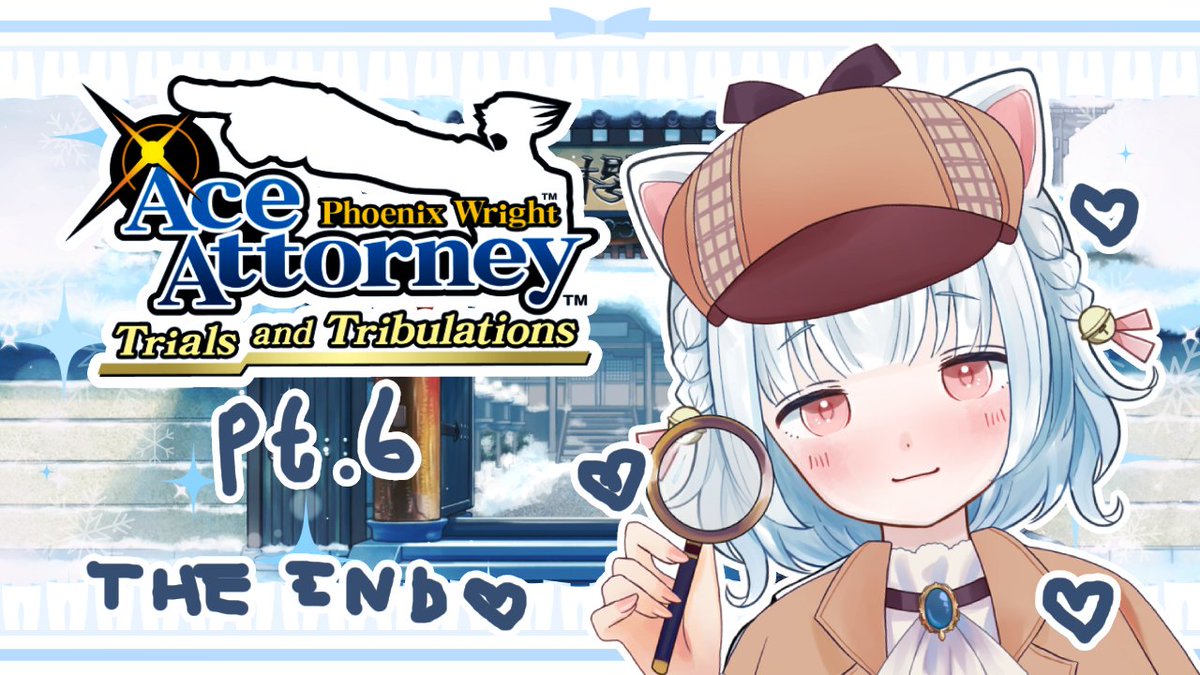 live in 30! this is the end of our phoenix wright ace attorney trilogy series! let's end it with a bang hehehuuhu

+BIG! Announcement!!!!!!!!!!!!!👀

youtube.com/live/DutQgambt…