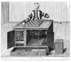 El Turco fue un famoso "autómata" de ajedrez construido en 1769 por Wolfgang von Kempelen que resultó ser un engaño. Simulaba jugar por sí mismo, pero en realidad ocultaba a un ajedrecista en su interior. Venció a figuras como Napoleón Bonaparte y fascinó a Europa durante décadas