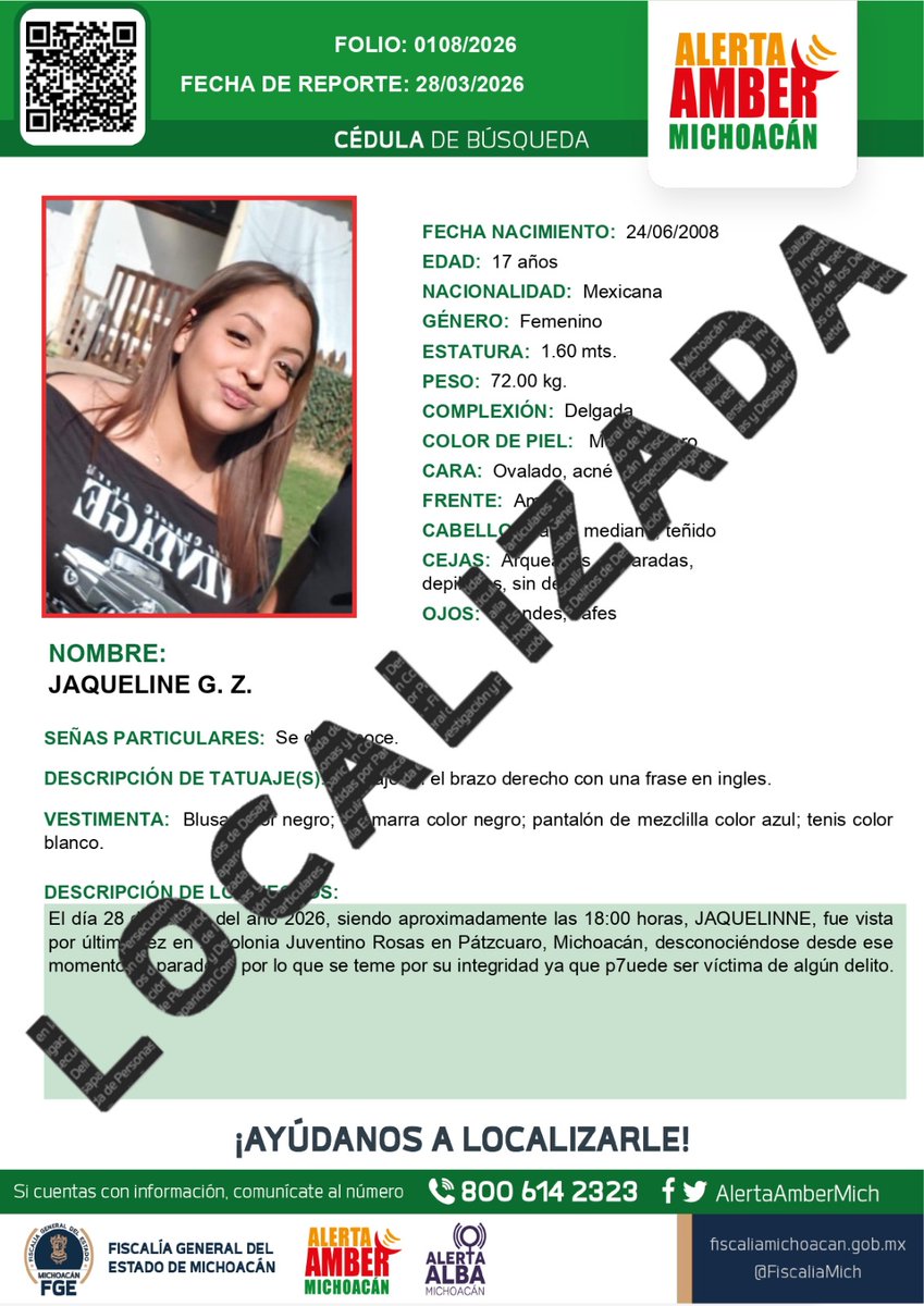 Alerta Amber Mich. tweet media
