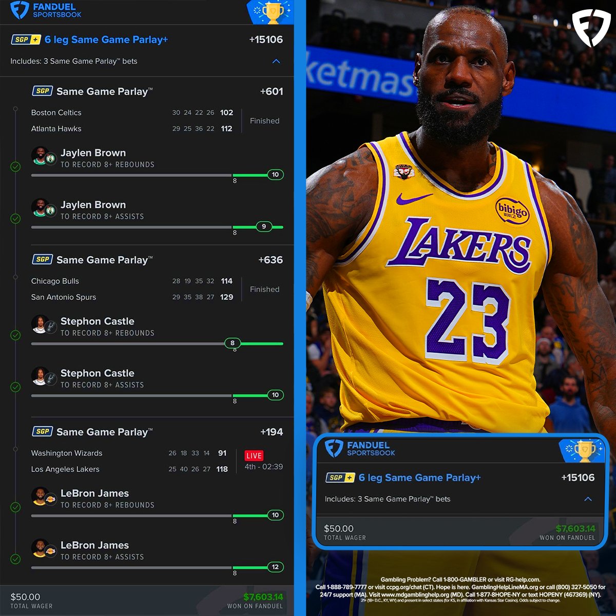 FanDuel Sportsbook tweet media