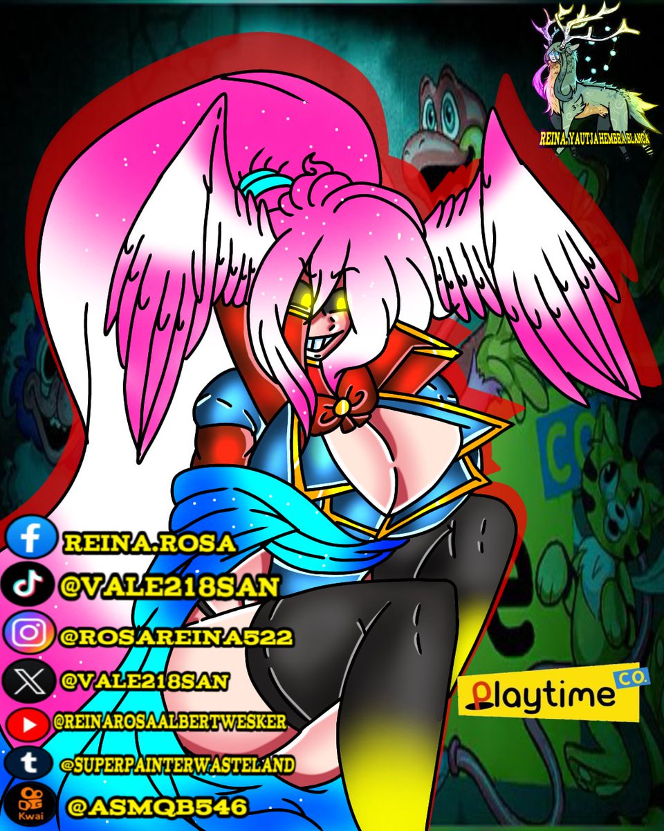 Vale218San's tweet image. Art by me 
(Nfws 🌹 💐 💀)

Reina prototipo 👑 🃏 

/. Ella no conoce el amor si sonrisa está feliz unas veces 💕./

🩷🔂💬)
#Prototype #prototype1006 #今月描いた絵を晒そう #poppyplaytimechapther5 #PoppyChapter3 #prototype1006
#anime #rollplay
#yaujtas

instagram.com/rosareina522?i…