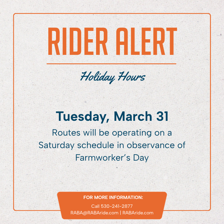 RABA - Redding Area Bus Authority tweet media
