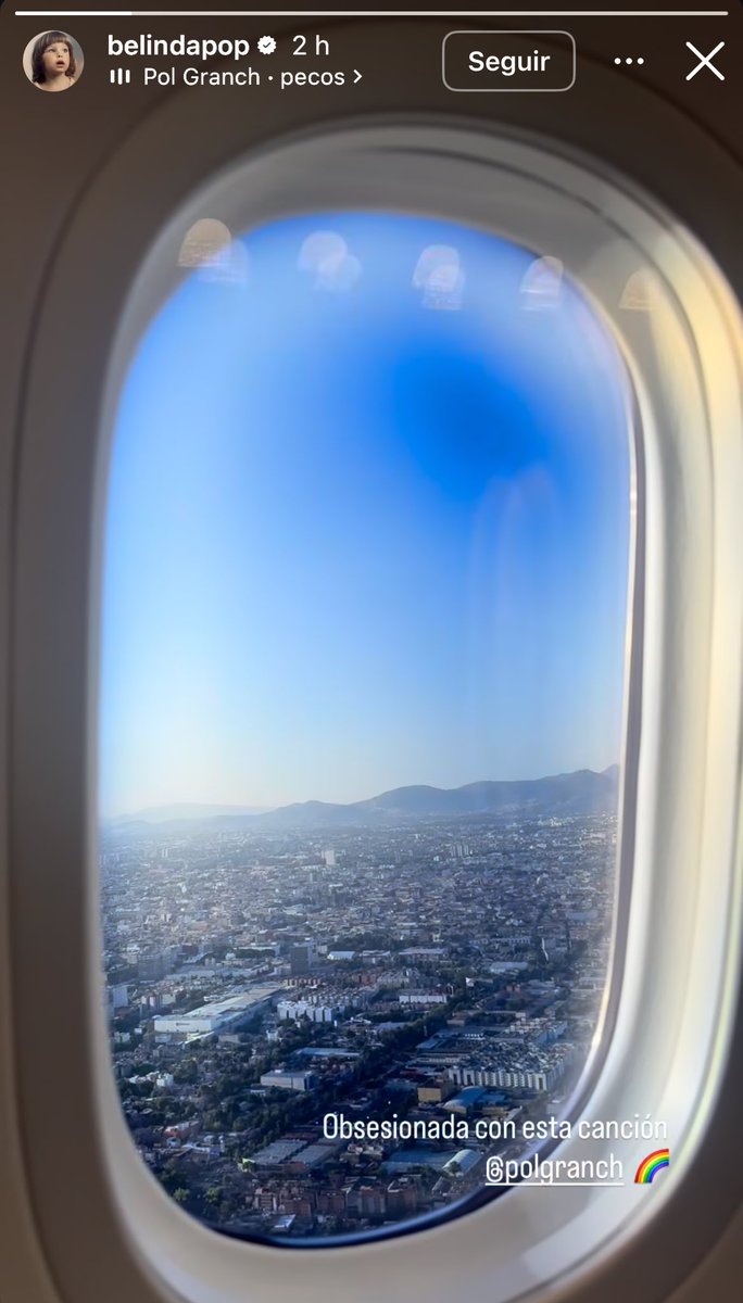 PolGranchSpain's tweet photo. 📲 @belindapop comparte una historia en Instagram escuchando #pecos https://t.co/cB0NyDvEeO
