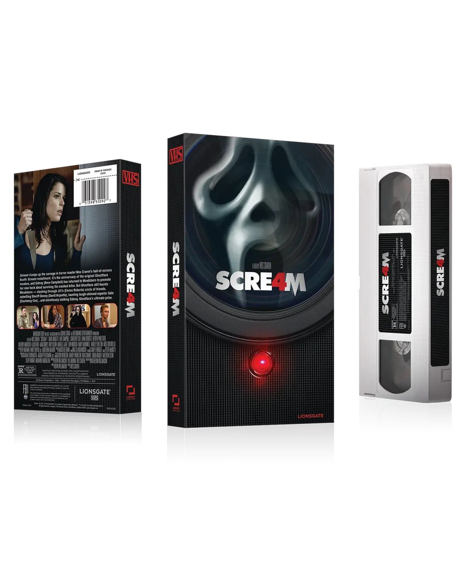 First look at the ‘Scream 4’ VHS coming 6/9