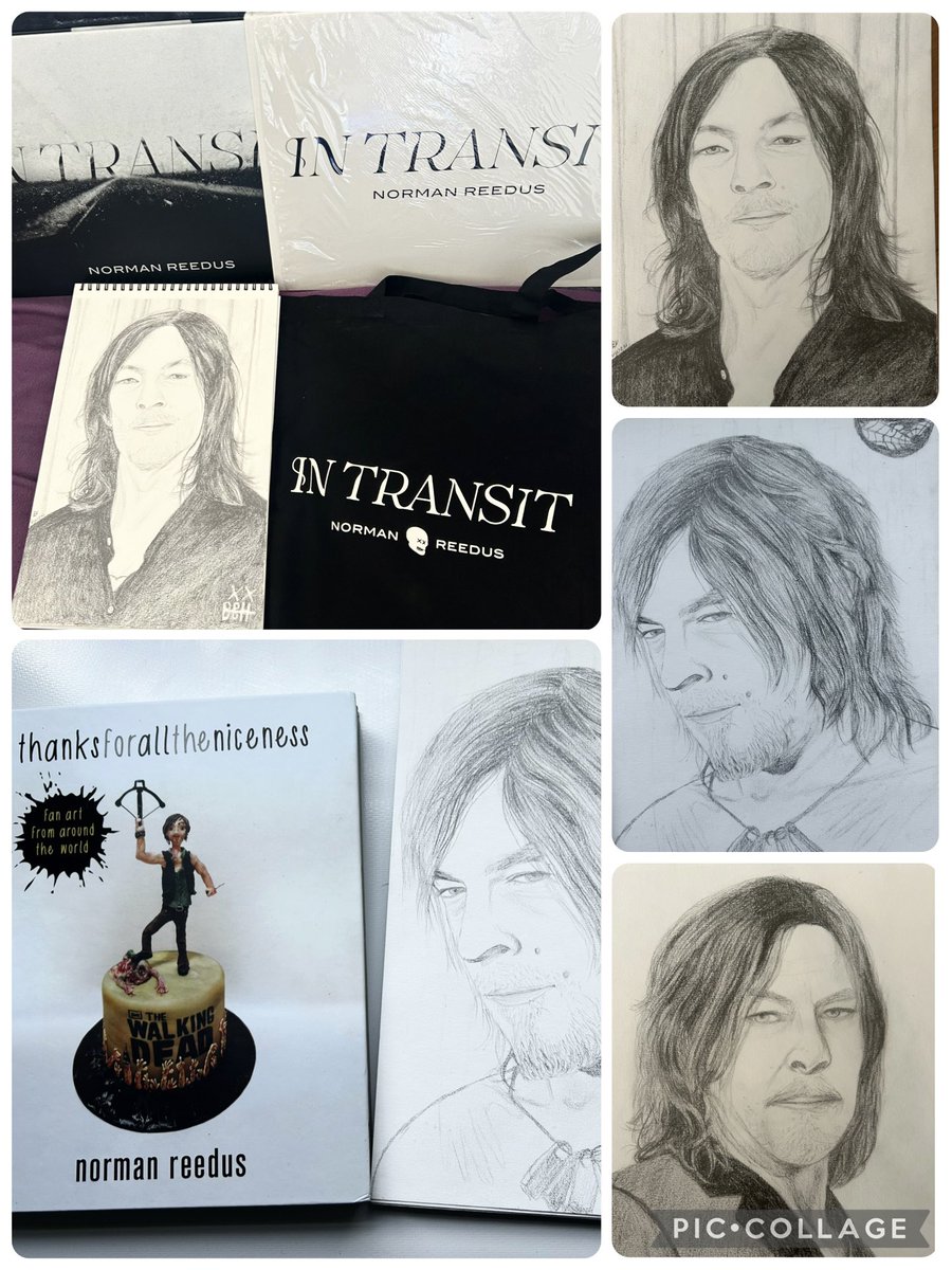 gwenreznoreeves's tweet photo. My #artwork #portrait of @wwwbigbaldhead different characters 🤍✏️ #normanreedus @bigbaldgallery and the greatest books of Norman #intransit #thanksfortheniceness @ballerinamovie @deathstrandinggame https://t.co/LemD0SC1Uw