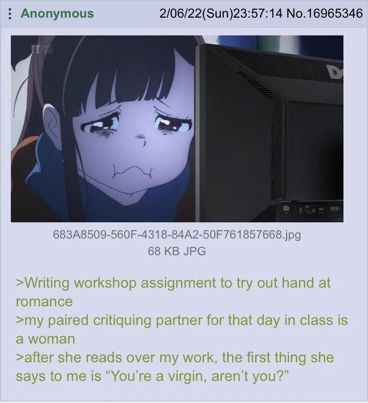 Greentext Poster tweet media