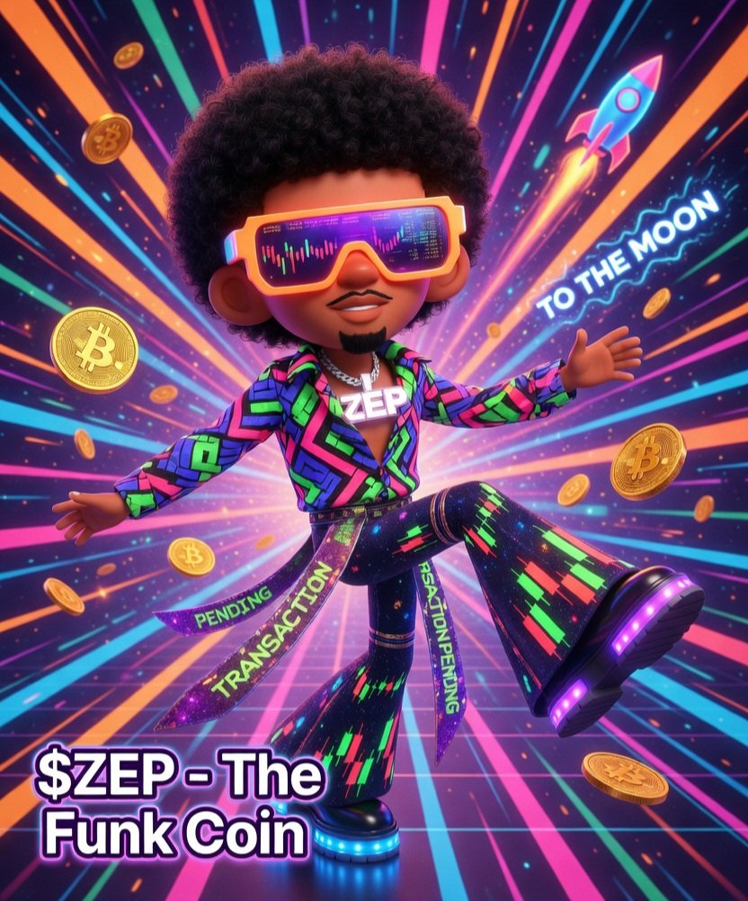 ZepTheFunk's tweet photo. $ZEP is COMING SOON, baby!
The 19-year-old crypto funk legend Zep BlockGroove is about to drop the funkiest coin on the chain.
We don’t panic sell — we drop beats and strut through dips.
Diamond hands & bell bottoms only.
#ZEP #FunkCoin #ToTheMoon #CryptoFunk https://t.co/agpz3rxxZJ