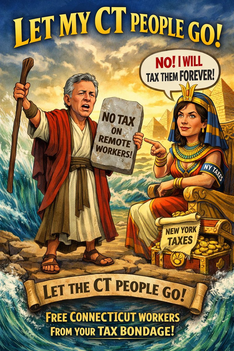 JGoldstein81's tweet photo. From Egypt to Albany, Let CT People Go., by @JGoldstein81  - Everyone Wins except Hochul
https://t.co/jaWh9dK3J1 
#notaxontips #notaxtoNY #letmypeoplego #goldstein4ct #goldsteinforconnecticut #goldsteinforcongress @NedLamont @cthousegop @CTSenateGOP @CTSenateDems  @CTHouseDems @DrMGoldstein