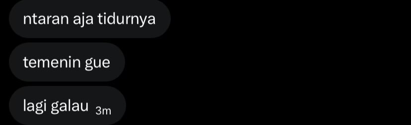 bisa bisaanya dicegat orang mau tidurrr 😭