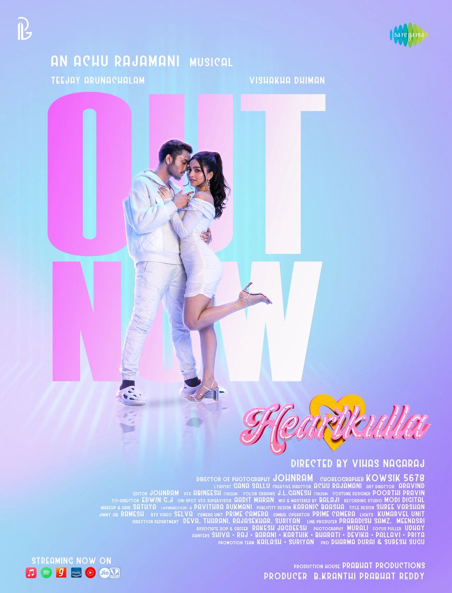 V2Cinemas's tweet photo. Love isn’t just a word, it’s a feeling that quietly fills your heart & makes everything softer & brighter ❤️

#Heartkulla Out Now..

https://t.co/4Yo99H59os

@nareshnaga89679 #Achurajamani @saregamasouth @Iamteejaymelody @Vishakhadhiman_ @john21422 @Kowsik5678 @PrabhatKranthi @ProDharmadurai @Sureshsugu