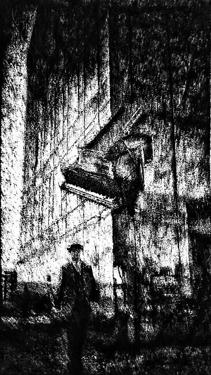 petkovic_b60165's tweet image. ...A piano falls from above/It smashes in front of me... (#ClockDVA - 4 Hours) #surrealAIhallucination #DigitalGlitchArt #HybridPhoto #PostPunk