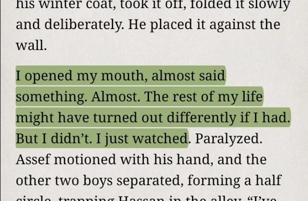 What a privilege it is not knowing the gut wrenching context of this sentence