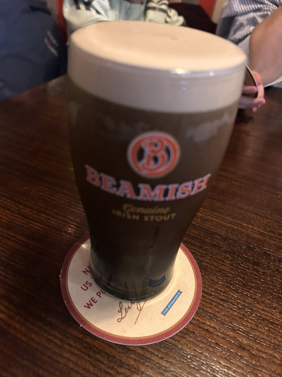 TheSullis's tweet image. I’m still off Guinness for Lent #CheatCode #Beamish #Stout