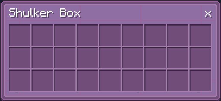 nipitare_'s tweet photo. New OreUI dyed shulker screens in #minecraft. First is undyed, then red, green, blue. Replies will also have white and black https://t.co/UGh7dFCqpD
