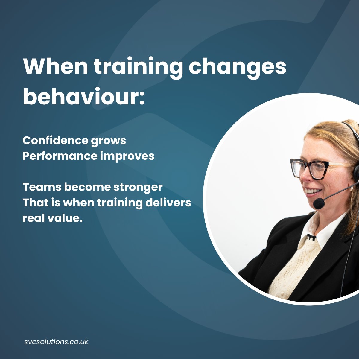 SVC_Solutions's tweet image. Training should change behaviour, not just tick a box.

Practical learning and reinforcement turn knowledge into performance.

That is when training delivers real value.

#Training #Learning