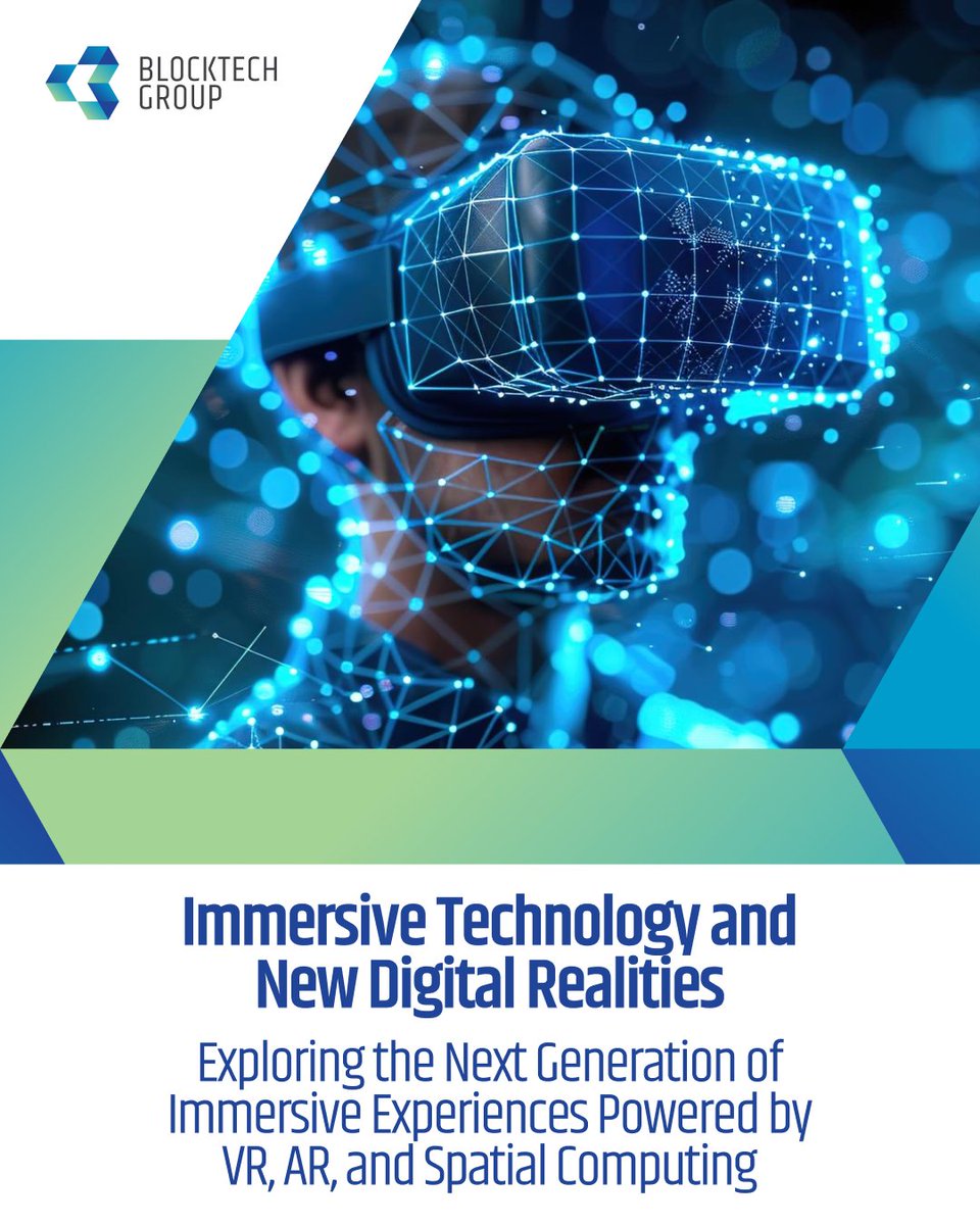 blocktechgroup's tweet image. Immersive technologies are redefining how individuals interact with digital environments. 🕶️ BlockTech Group supports the development of metaverse-driven ecosystems where immersive design meets scalable digital infrastructure.

blocktech.group 🕶️

#Metaverse #VR #AR