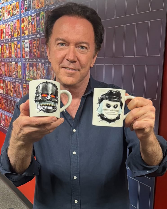 RealCharlesBand's tweet image. Dudes! Sip your favorite #bloody beverage from these spooky 3D #PuppetMaster mugs, coming this summer from #FullMoon only at fullmoonhorror.com