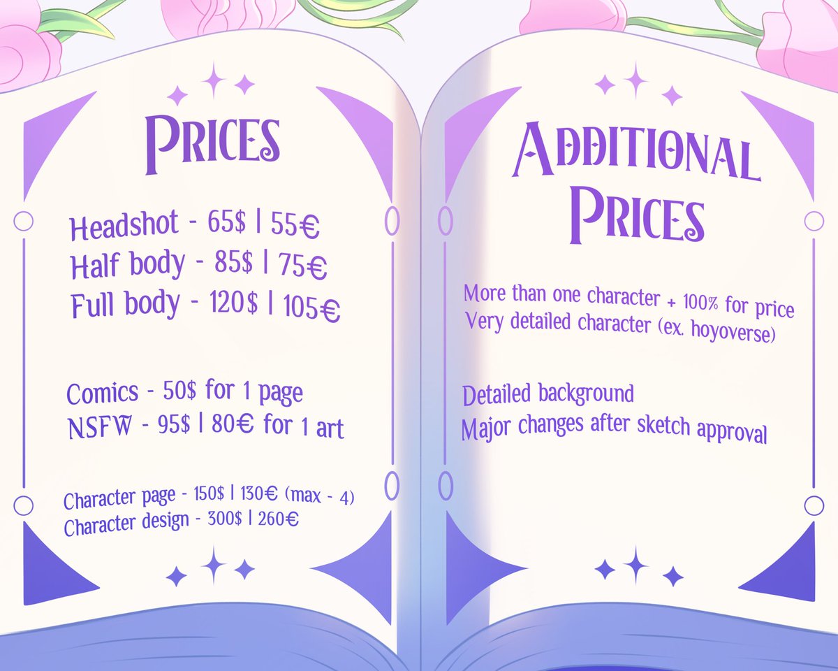 van_skylart's tweet photo. ✨COMMISSION ARE OPEN✨

🤗I’m opening a new recruitment for the commission. You can find all the details in the carousel☝️

You can contact me via DM &amp; vanskylars@gmail.com

#commission #commissionopen #artcommission #artcommissionopen #digitalart https://t.co/Q856eId3Nk